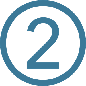 number 2 icon